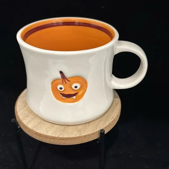 Starbucks | Dining | Starbucks Halloween Vampire Fangs Pumpkin Mug 206 |  Poshmark